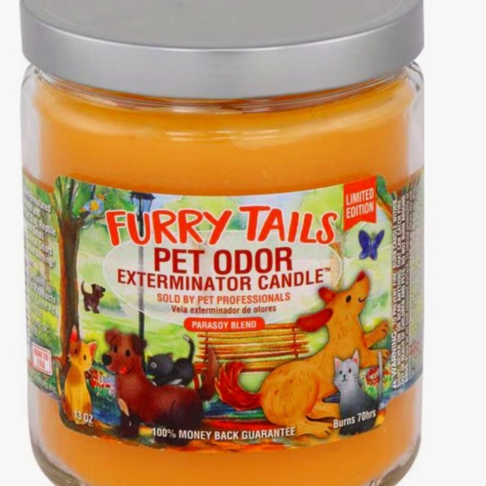 PETS: FURRY TAILS! PET ODOR CANDLE